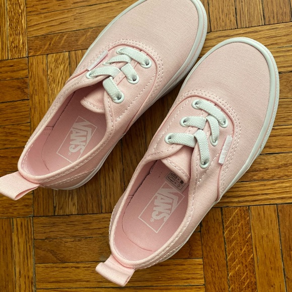 pink vans size 2